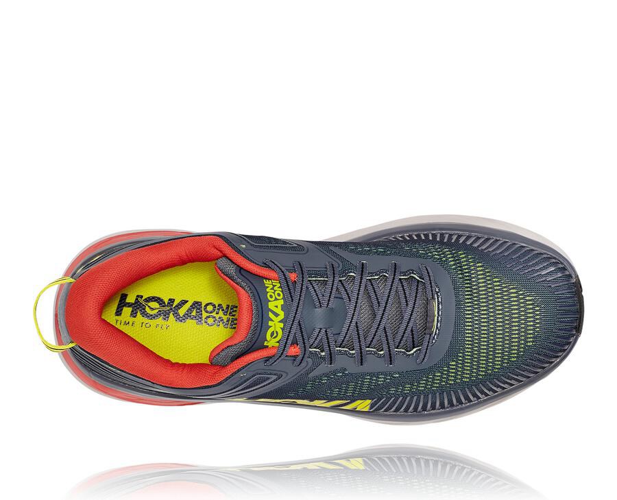 Hoka One One Koşu Ayakkabısı Erkek Lacivert - Bondi 7 - GP9756028